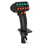 Joystick uniwersalny RAJF5250-M1001AE z serii Ergo-line™, 12 przycisków, przewód 1m, mocowanie M10 IP41