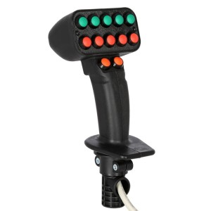 Joystick uniwersalny RAJF5250-M1001AE z serii Ergo-line™, 12 przycisków, przewód 1m, mocowanie M10 IP41