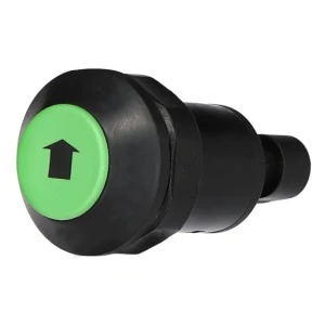 Przycisk okrągły, ponoszenia i opuszczania EHR na błotnik, zielony IP68 AMP 3PIN